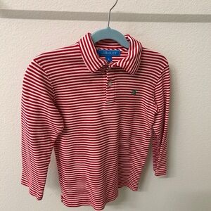 Bailey Boys J Bailey Red Striped Kids Polo Shirt
